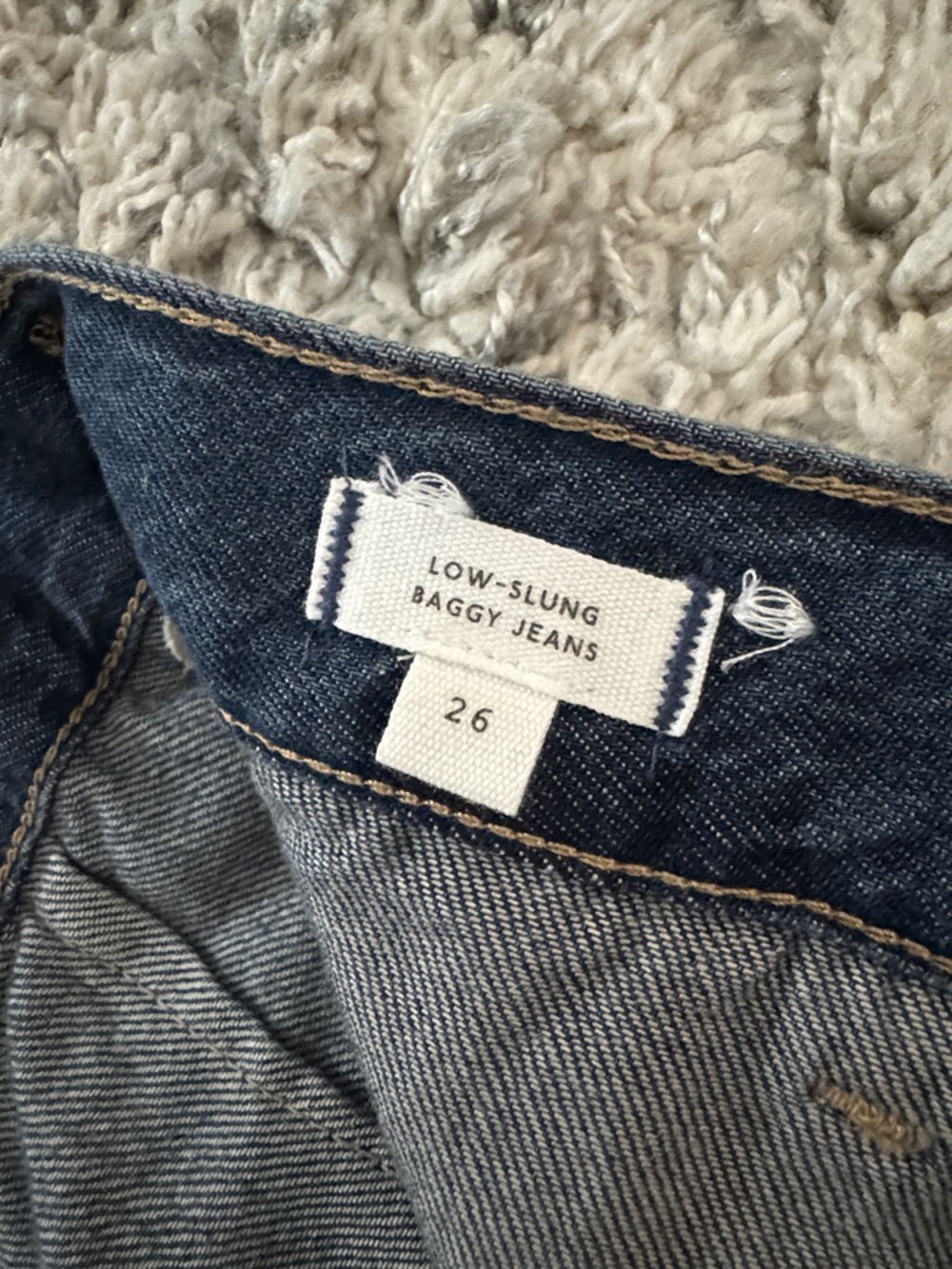 Madewell Wide-Leg Dark Wash Jeans - Picture 3 of 5